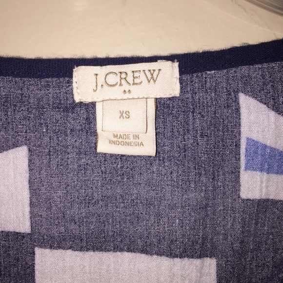 J. Crew tunic top. Quarter sleeve - Picture 2 of 4